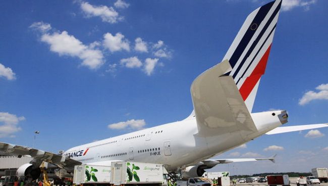 Самолет Airbus 380. Архив