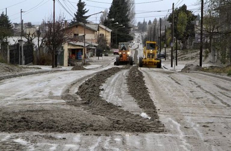 Пепел вулкана Пуйеуэ в Чили Пепел вулкана Пуйеуэ в Чили