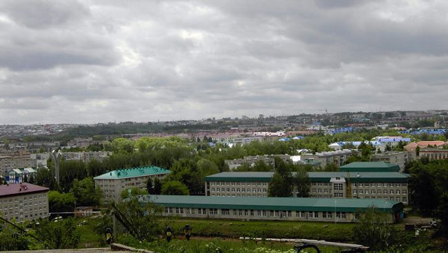 Лениногорск с высоты птичьего полета 