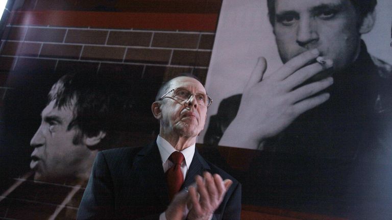 Актер Валерий Золотухин на съемках концерта, посвященного вручению премии имени Владимира Высоцкого Своя колея