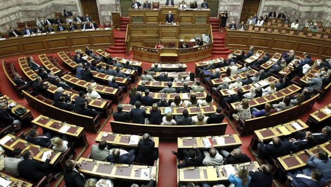В парламенте Греции В парламенте Греции