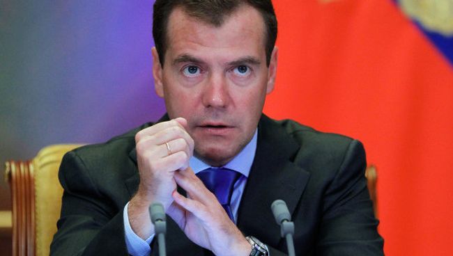 Президент РФ Д.Медведев. Архив