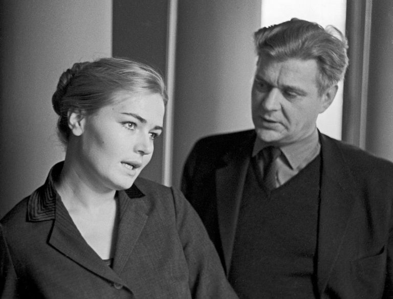 Кинорежиссер В.Фетин и актриса Л.Чурсина Кинорежиссер В.Фетин и актриса Л.Чурсина