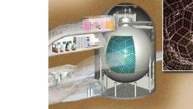 Детектор антинейтрино KamLAND в Японии