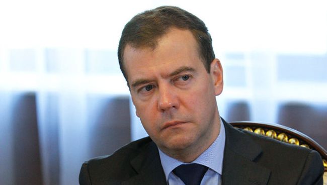 Президент РФ Дмитрий Медведев. Архив