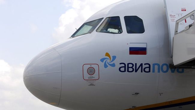 Самолет авиакомпании Авиаnova
