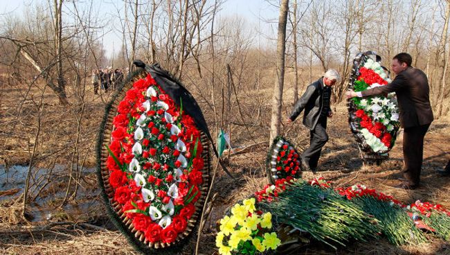 На месте авиакатастрофы под Смоленском. День третий