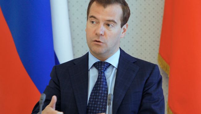 Президент РФ Дмитрий Медведев. Архив