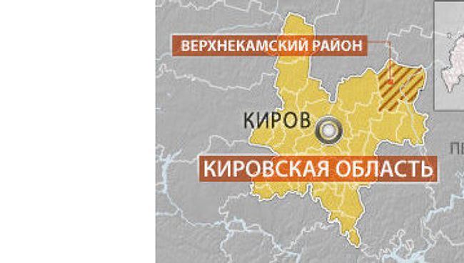 Кировская область. Карта