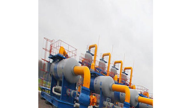 Ввод в эксплуатацию магистрального газопровода Касимовское ПХГ — КС Воскресенск в Воскресенском районе Московской области. Архив