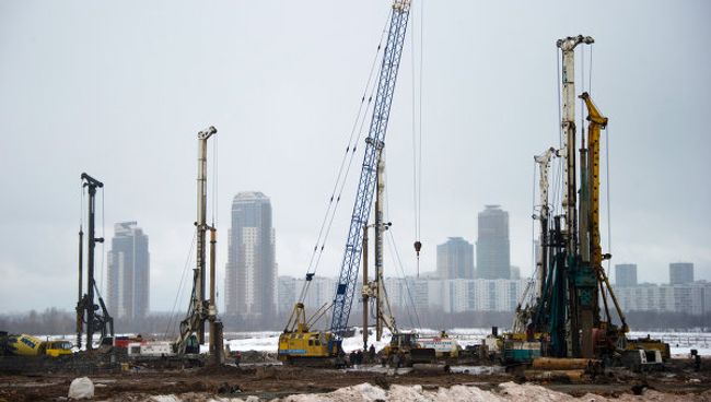 Строительство в Москве. Архивное фото