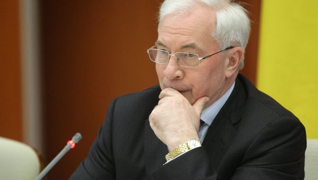 Премьер-министр Украины Николай Азаров. Архив