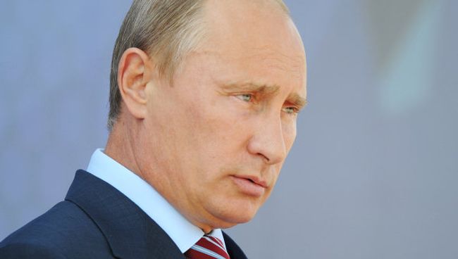 Премьер-министр РФ Владимир Путин на Десятом международном авиасалоне МАКС-2011 в Жуковском