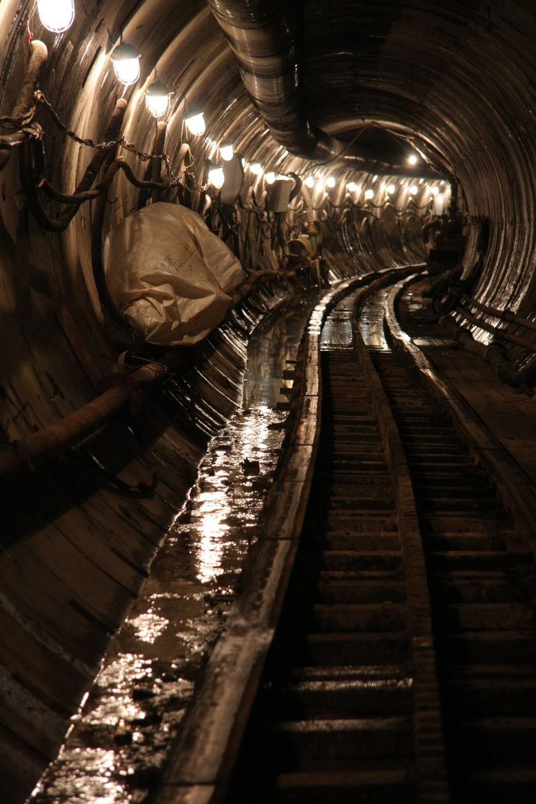 Подземный коллектор в Москве. Архив Подземный коллектор в Москве. Архив