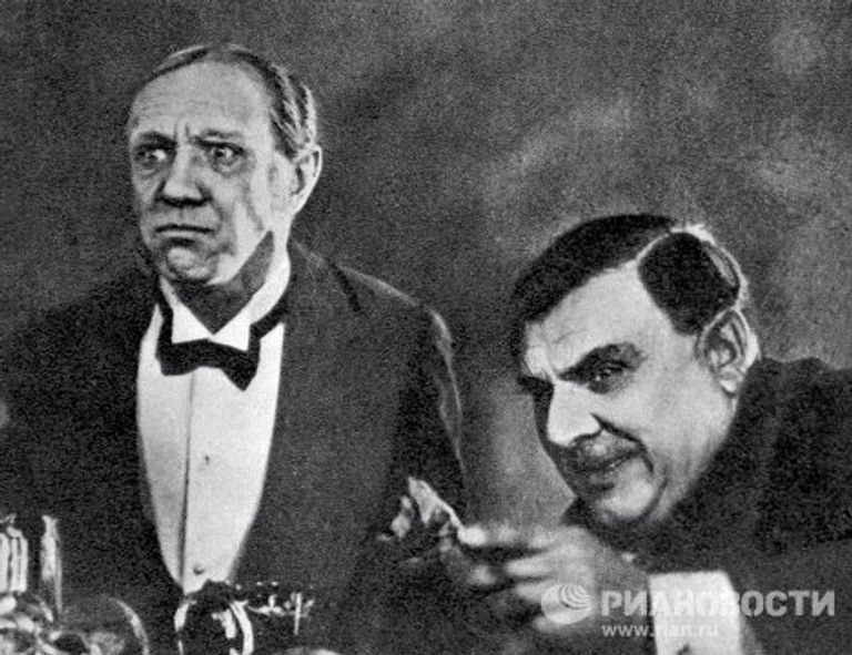 Михаил Чехов в фильме Человек из ресторана Михаил Чехов в фильме Человек из ресторана