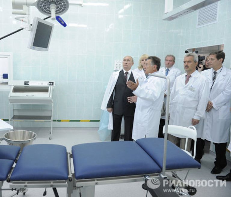 Посещение В. Путиным Смоленской областной клинической больницы Посещение В. Путиным Смоленской областной клинической больницы
