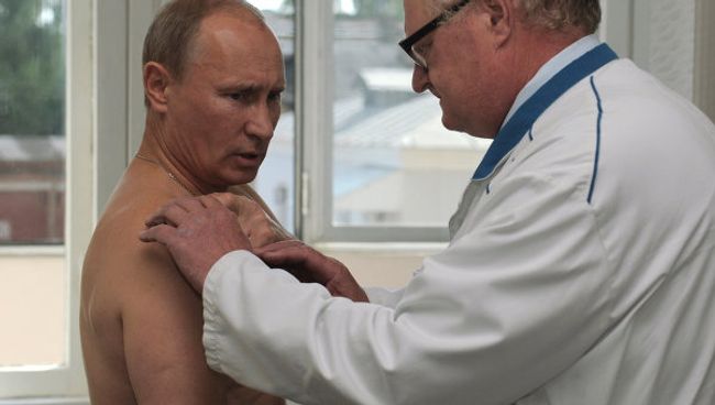 Посещение В. Путиным Смоленской областной клинической больницы