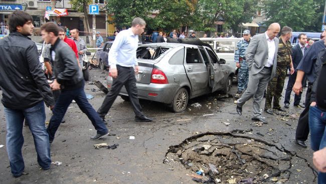 Взрыв возле центрального рынка во Владикавказе Взрыв возле центрального рынка во Владикавказе