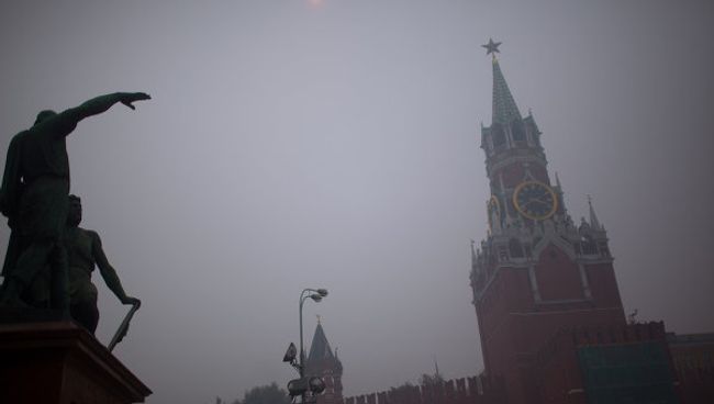 Москва в дыму от лесных пожаров Москва в дыму от лесных пожаров