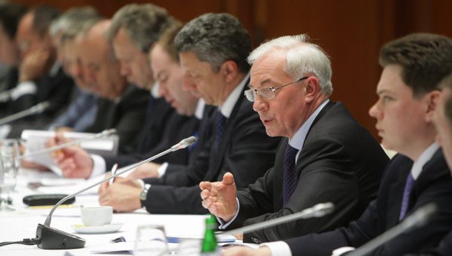 Заседание Комитета по вопросам экономического сотрудничества российско-украинской межгосударственной комиссии. Архив