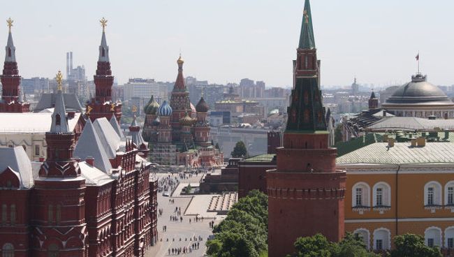 Вид на Государственный исторический музей и Красную площадь. Архив Вид на Государственный исторический музей и Красную площадь. Архив