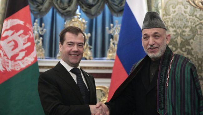 Встреча Дмитрия Медведева и Хамида Карзая