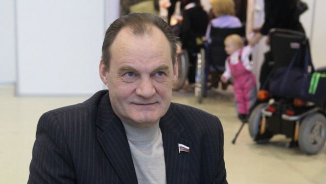 Председатель Всероссийского общества инвалидов Александр Ломакин-Румянцев. Архив