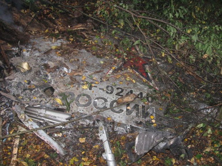 Место падения самолета МиГ-31 под Пермью Место падения самолета МиГ-31 под Пермью