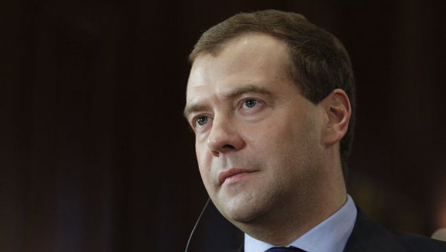 Президент РФ Дмитрий Медведев. Архив