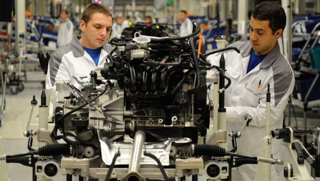 Запуск производства полного цикла на заводе Volkswagen Group Rus в Калуге
