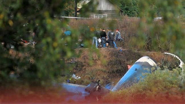 Крушение самолета Як-42 под Ярославлем