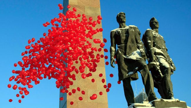 Акция в день освобождения Ленинграда от фашисткой блокады