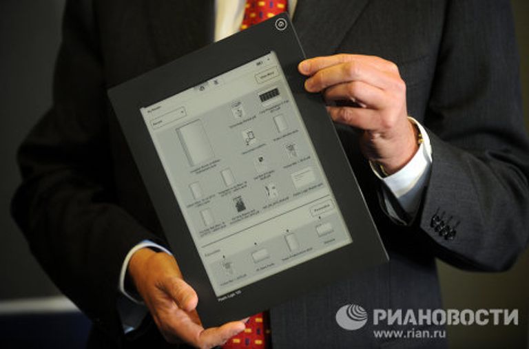 Презентация электронного ридера Plastic Logic 100 в Московском планетарии Презентация электронного ридера Plastic Logic 100 в Московском планетарии