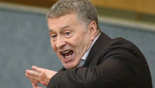 Владимир Жириновский во время выступления в Государственной Думе РФ Владимир Жириновский во время выступления в Государственной Думе РФ