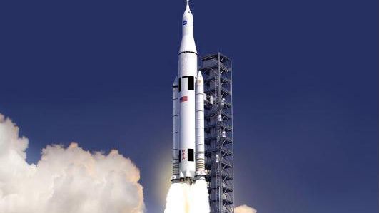 Ракета-носитель SLS на старте Ракета-носитель SLS на старте - РИА Новости, 1920, 15.06.2022
