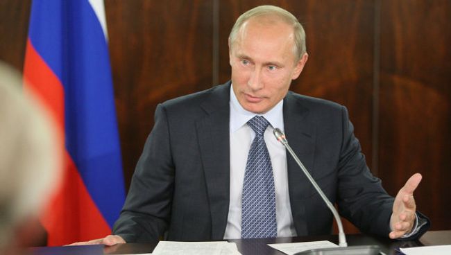 Председатель правительства РФ Владимир Путин. Архив