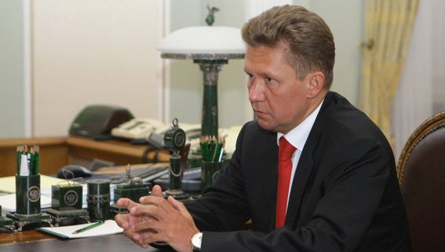 Председатель правления ОАО Газпром Алексей Миллер. Архив