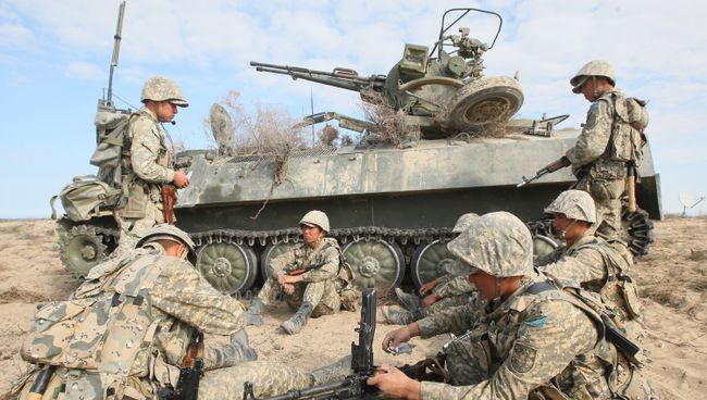 Военнослужащие Казахстана. Архивное фото Военнослужащие Казахстана. Архивное фото