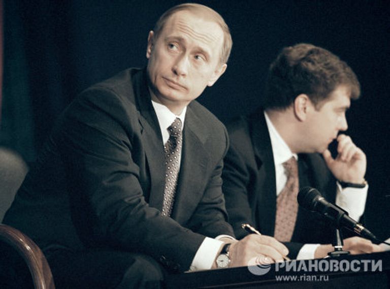 Владимир Путин и Дмитрий Медведев Владимир Путин и Дмитрий Медведев