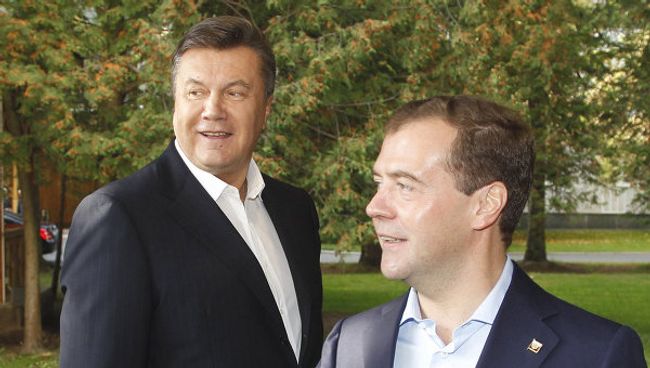 Президенты России и Украины Д.Медведев и В.Янукович провели встречу в Завидово Президенты России и Украины Д.Медведев и В.Янукович провели встречу в Завидово