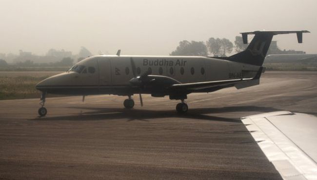 Самолет Beechcraft непальской авиакомпании Будда Эйр Самолет Beechcraft непальской авиакомпании Будда Эйр