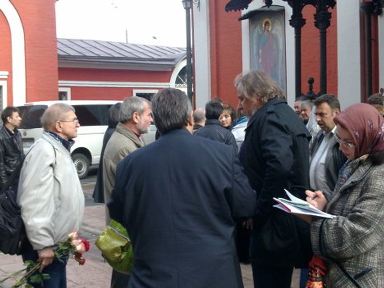 Церемония прощания с Лиозновой в Москве Церемония прощания с Лиозновой в Москве