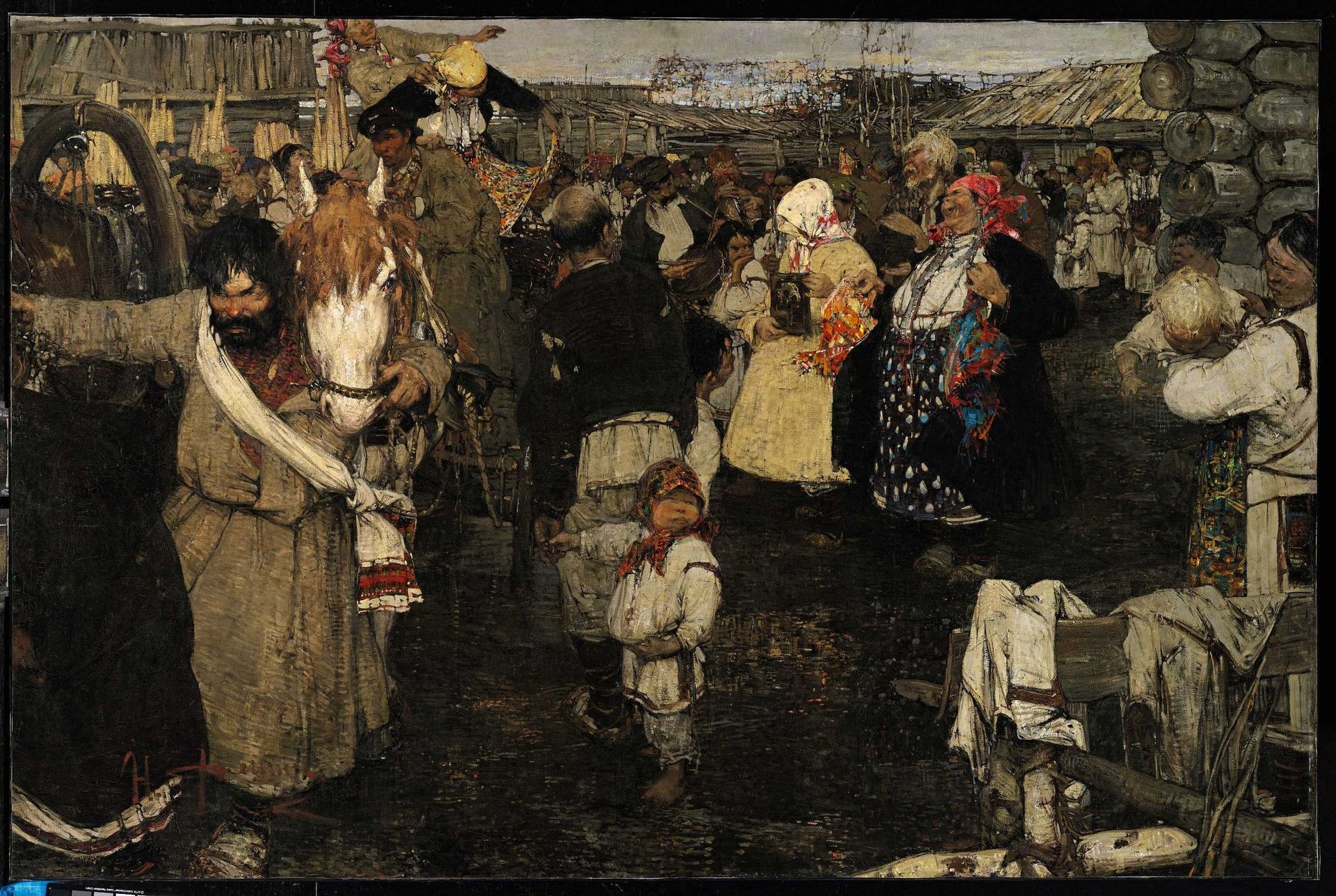 Николай Фешин. Увоз невесты (Черемисская свадьба) - РИА Новости, 1920, 25.05.2021