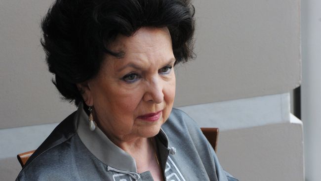 Оперная певица Галина Вишневская. Архив