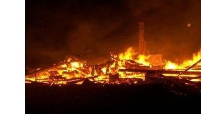 Пожар в доме престарелых под Костромой Пожар в доме престарелых под Костромой