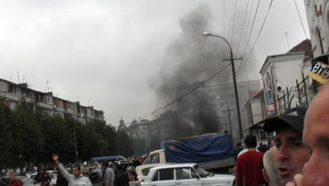 Взрыв возле центрального рынка во Владикавказе