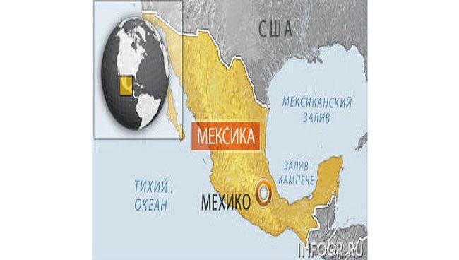 Более 20 человек ранены в столкновении автобуса с грузовиком в Мексике