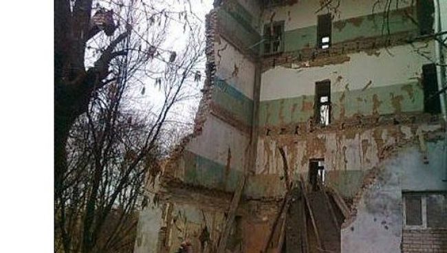 Обрушение стены в Кирове
