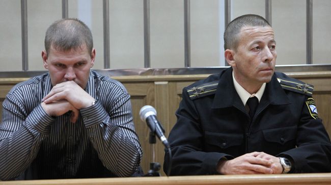 Оглашение приговора по делу об аварии на подводной лодке Нерпа. Архив