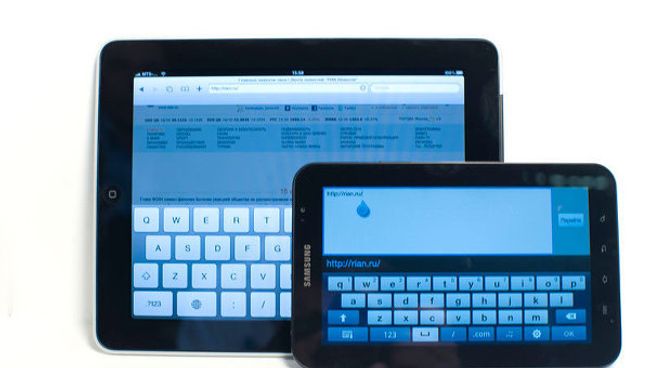 Экранные клавиатуры Samsung Galaxy Tab и Apple iPad Экранные клавиатуры Samsung Galaxy Tab и Apple iPad